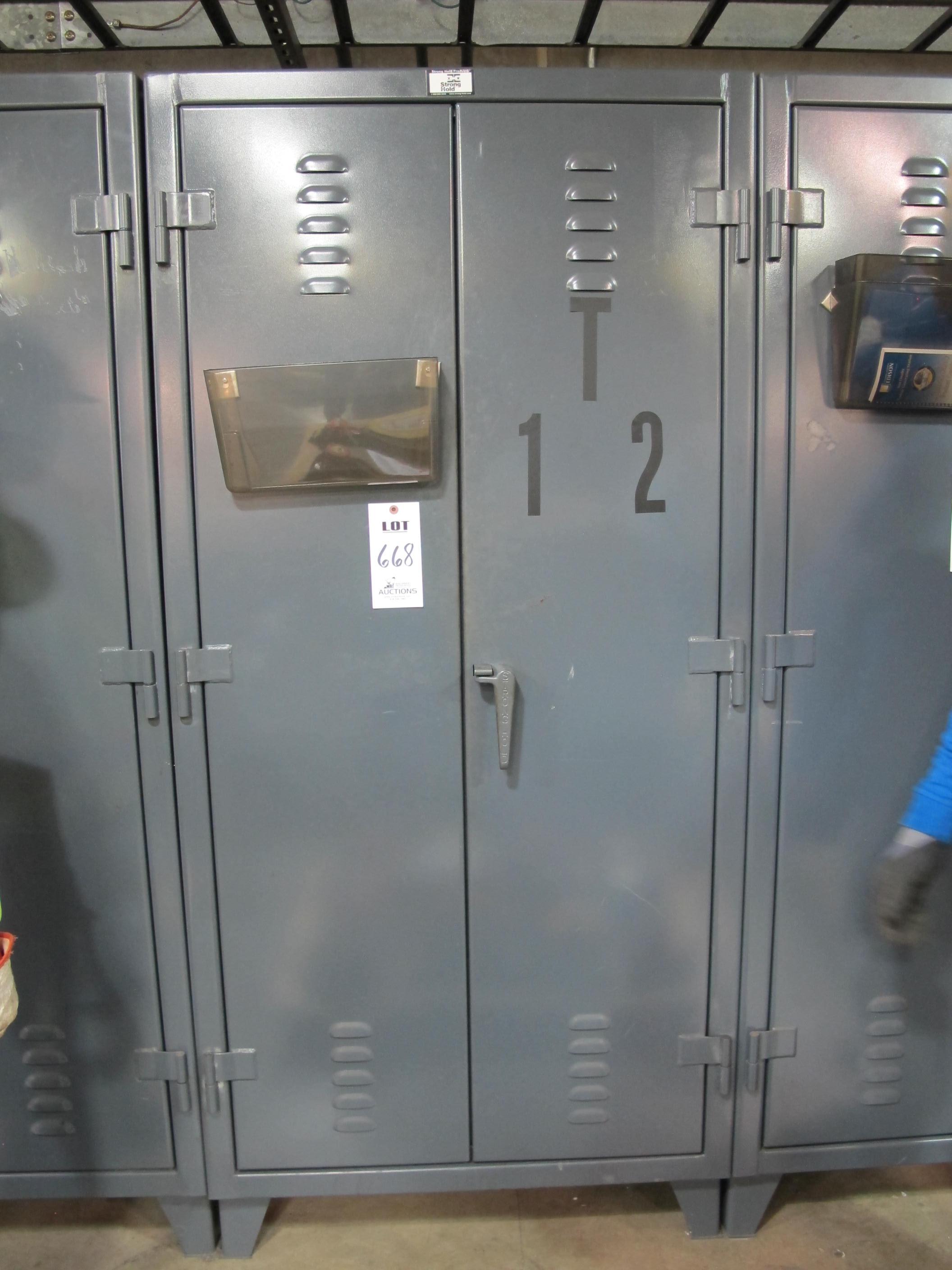 STRONG HOLD 2-DOOR STORAGE CABINET (T-10) LOADING & HANDLING FEE $50-668