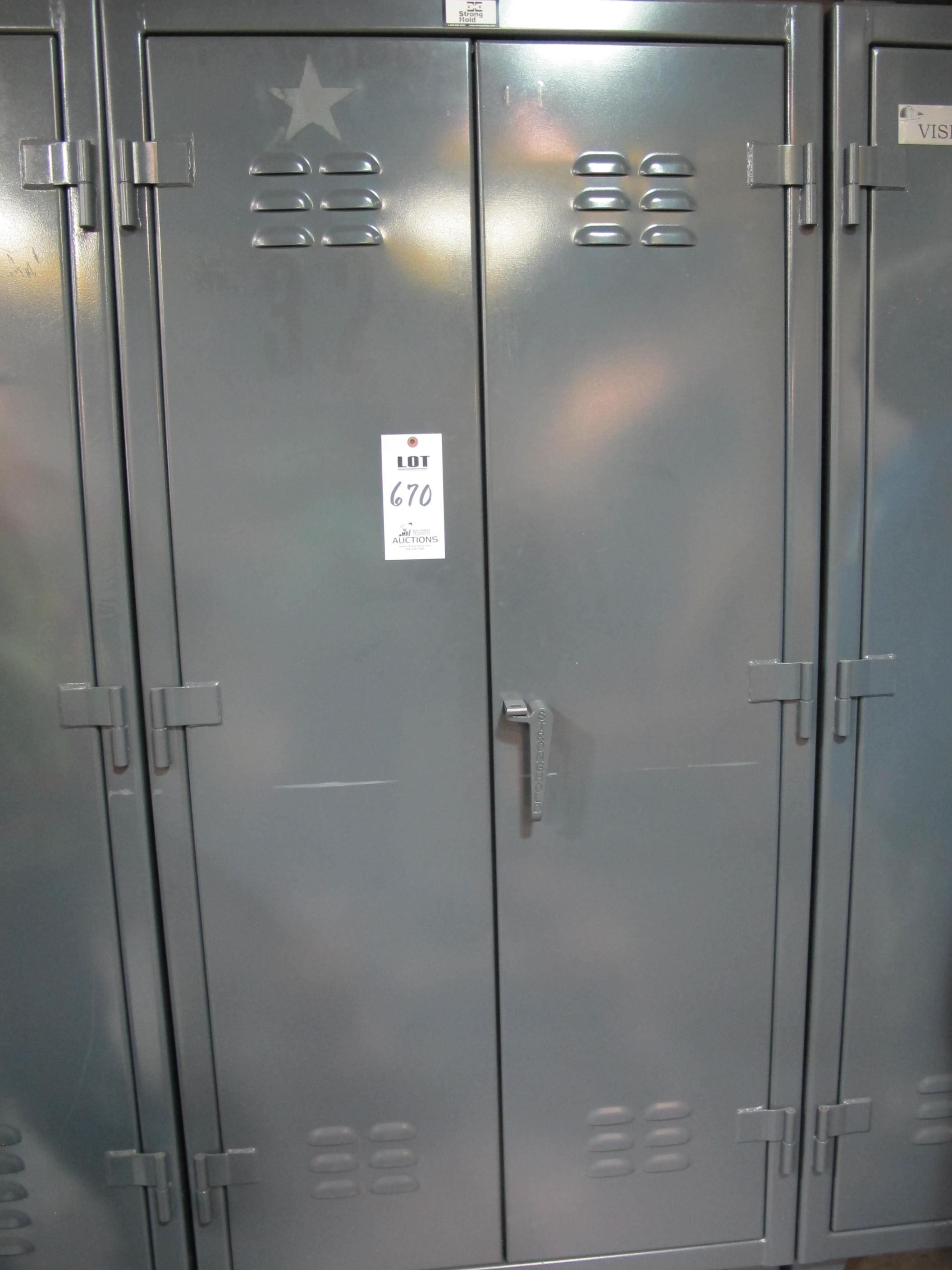 STRONG HOLD 2-DOOR STORAGE CABINET (T-10) LOADING & HANDLING FEE $50-670