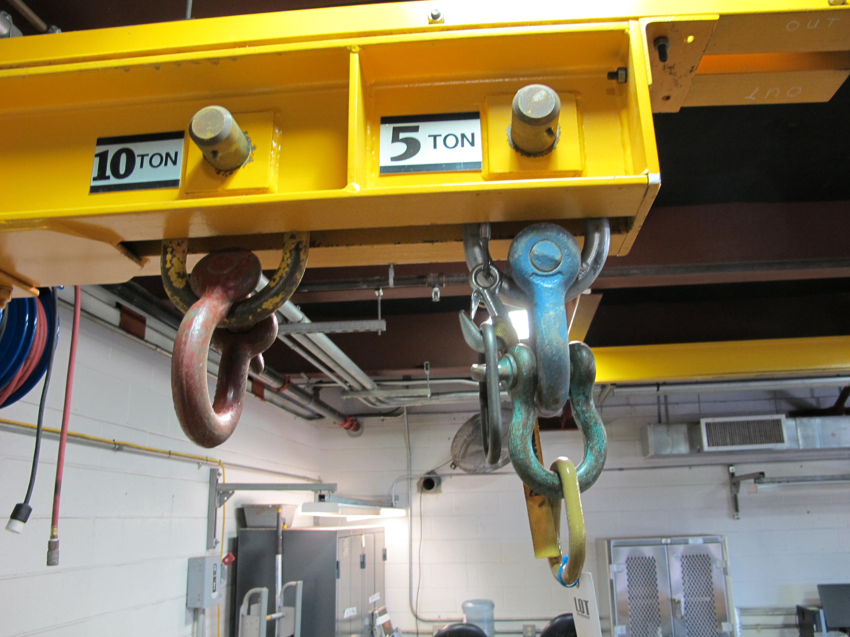 HARRINGTON MODEL HLTI HOIST TESTER, 5-10-TON S/N 69061 (T-10) LOADING & HANDLING FEE $300-671