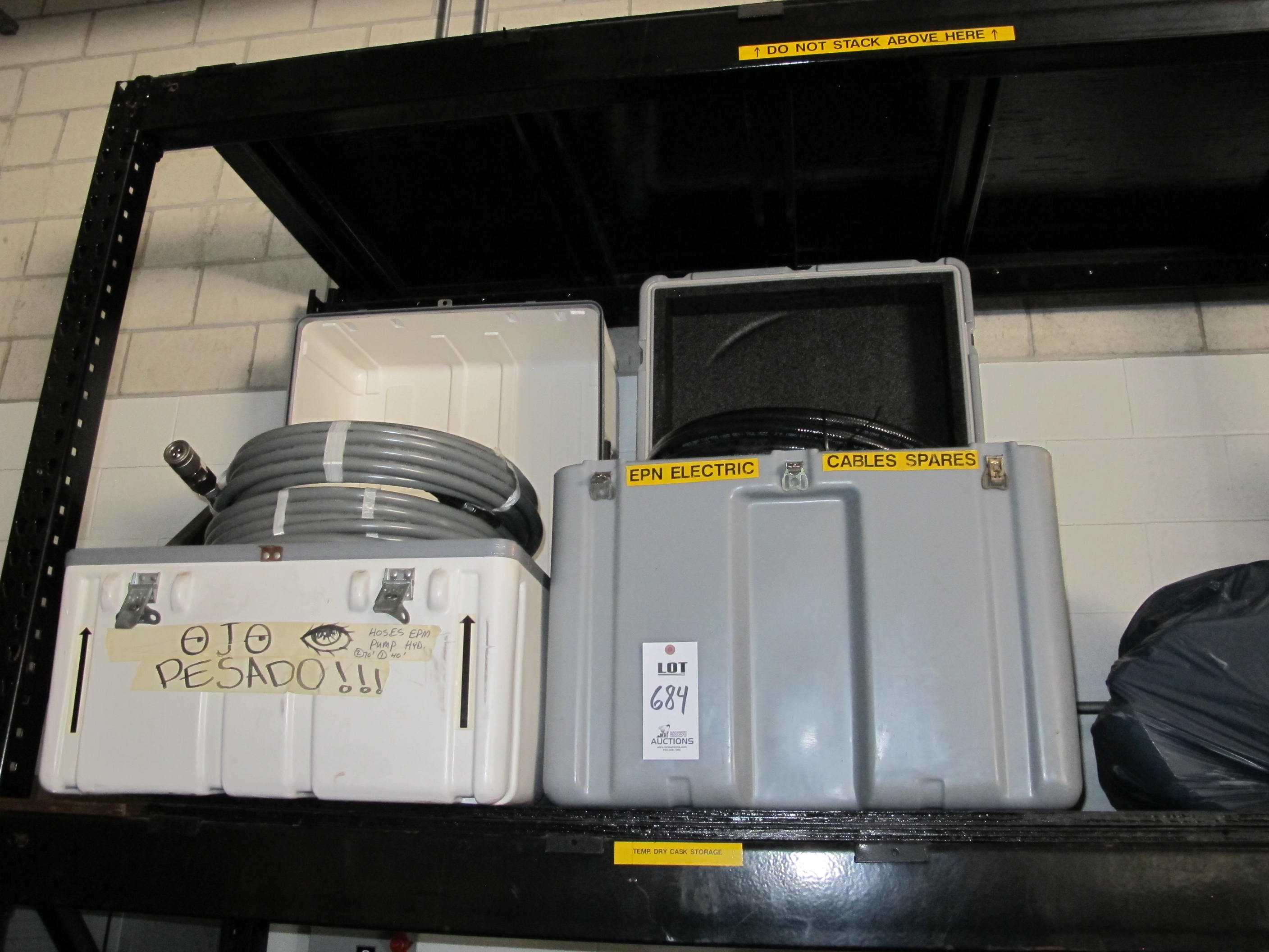 LOT ASST'D BOXES W/ CABLES (T-10) LOADING & HANDLING FEE $25-684