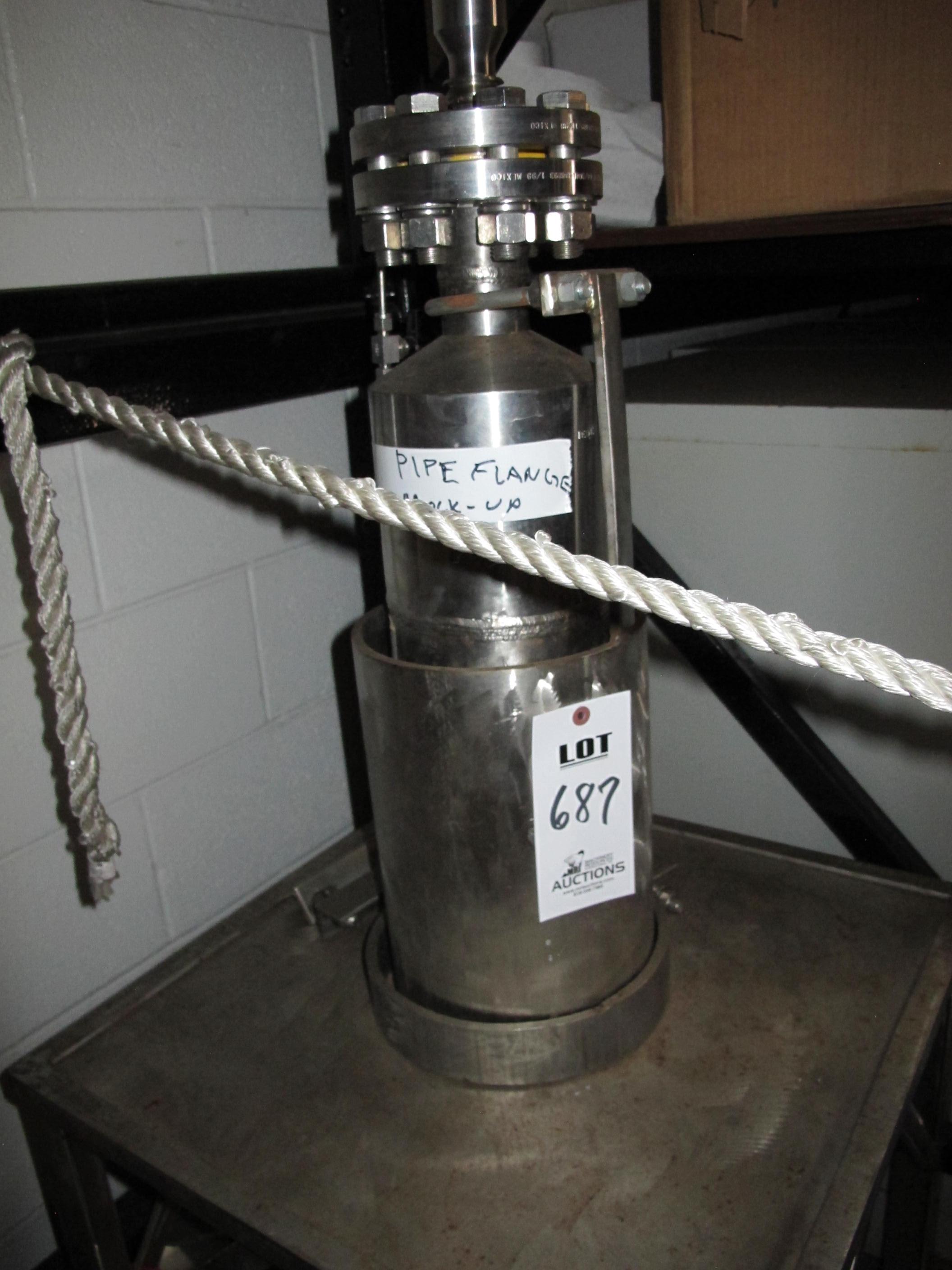 PIPE FLANGE MOCK-UP TOOL (T-10) LOADING & HANDLING FEE $10-687