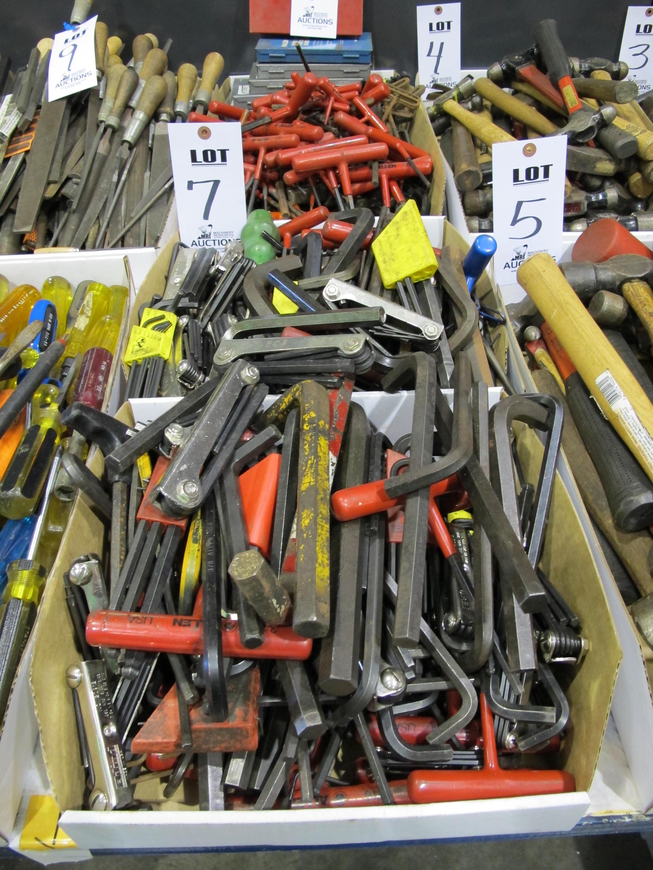 LOT ASST'D ALLEN WRENCHES (T-10) LOADING & HANDLING FEE $10-7