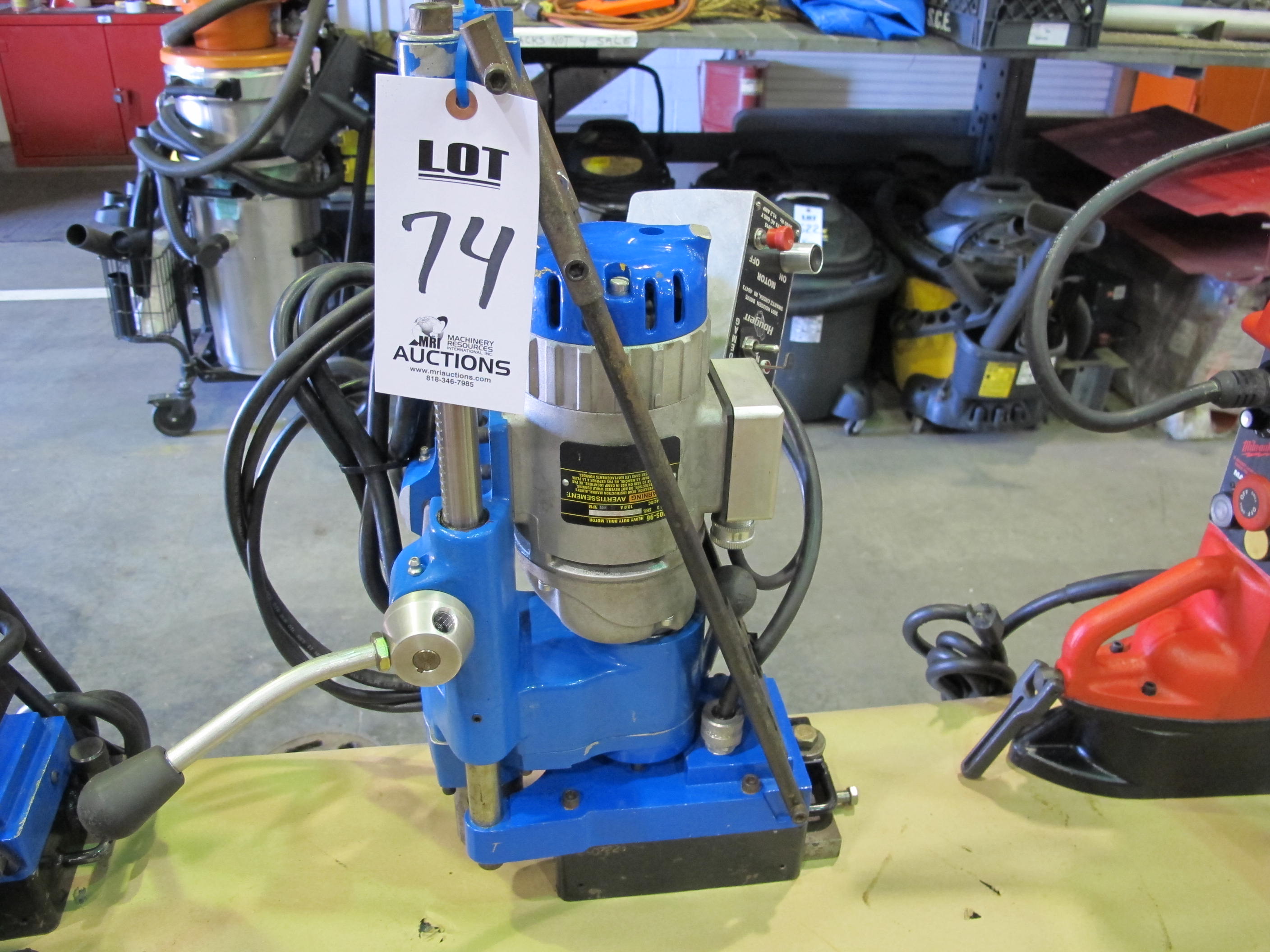 HOUGEN MODEL 10915 MAGNETIC DRILL PRESS S/N 0539F57 (T-10) LOADING & HANDLING FEE $10-74