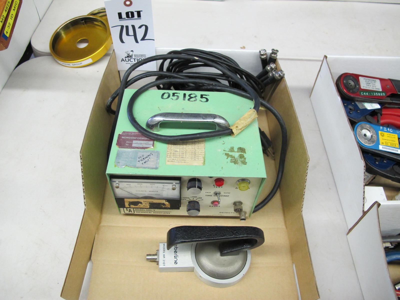 TECHNICAL ASSOCIATES MODEL SML-2 AC/DC ALARM RATEMETER (G-46) LOADING & HANDLING FEE $10-742