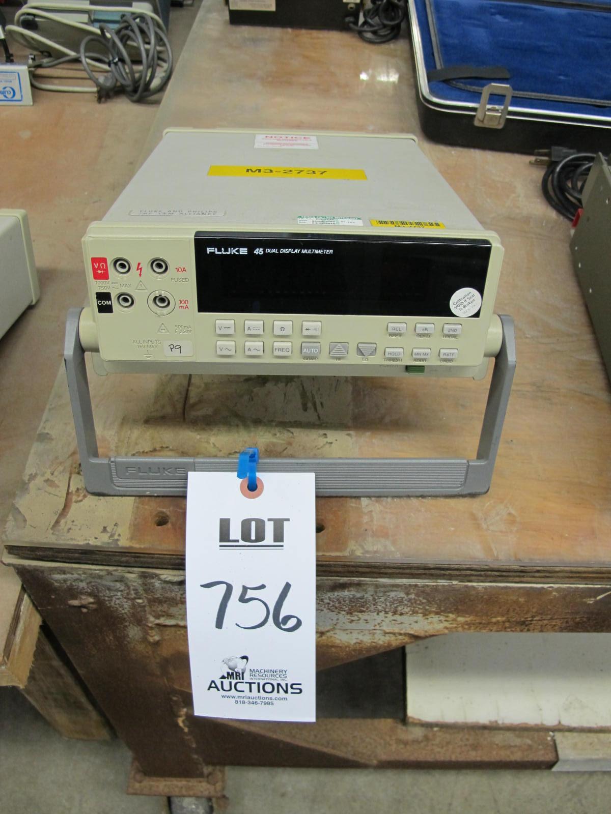 FLUKE MODEL 45 DUAL DISPLAY MULTIMETER (G-46) LOADING & HANDLING FEE $10-756
