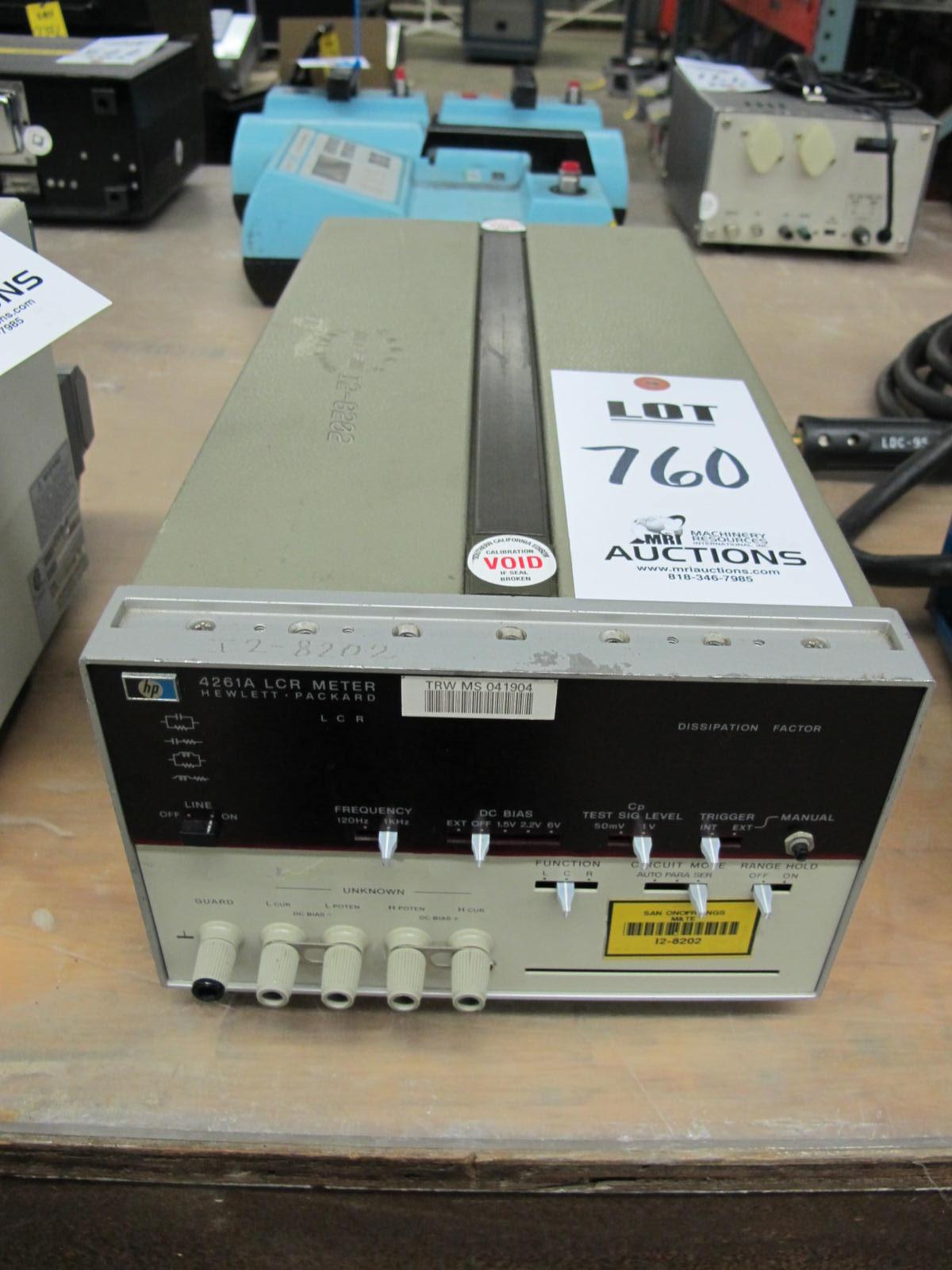 HP MODEL 4261A LCR METER (G-46) LOADING & HANDLING FEE $10-760