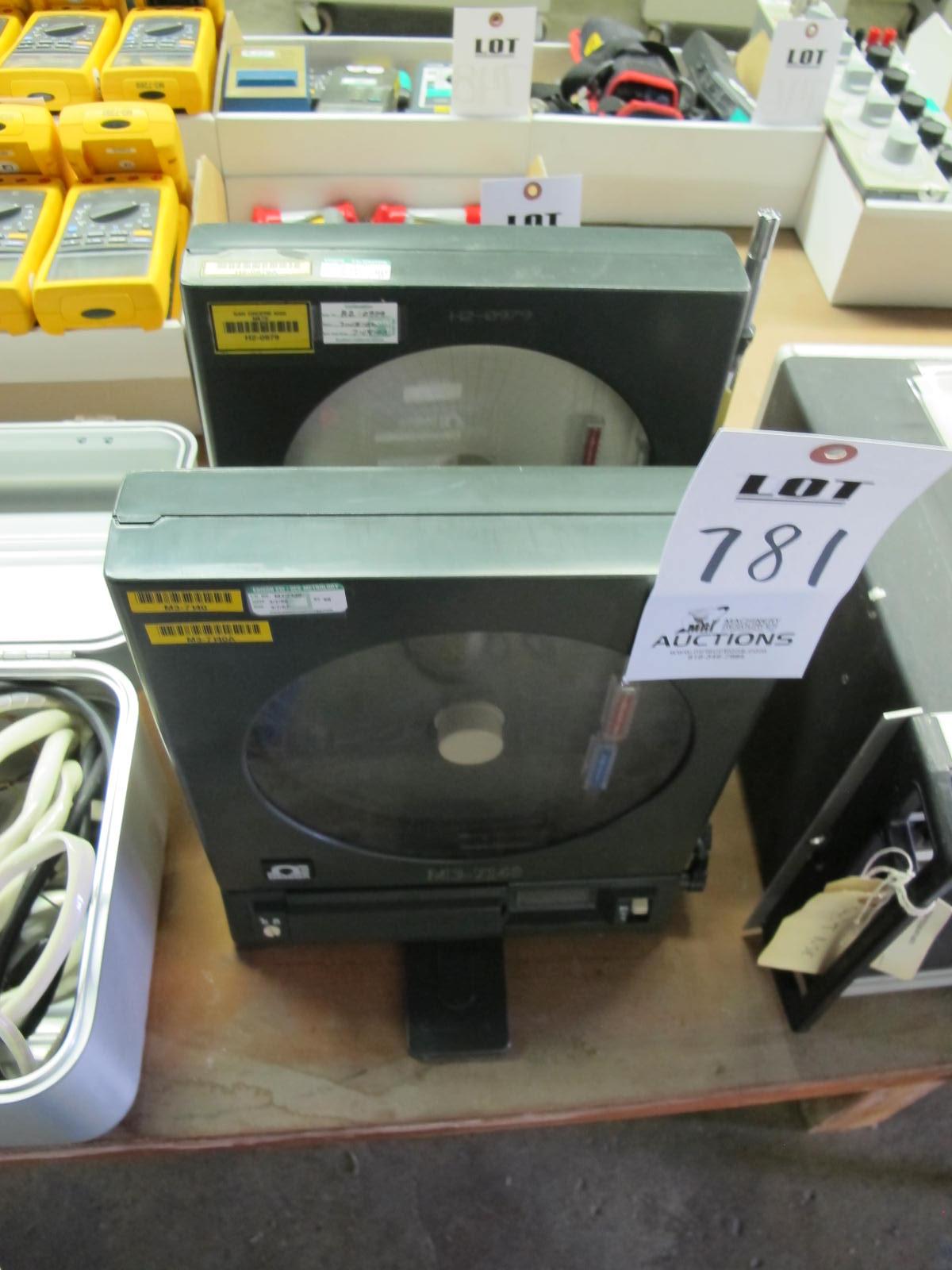 LOT (2) OMEGA CHART RECORDERS (G-46) LOADING & HANDLING FEE $10-781