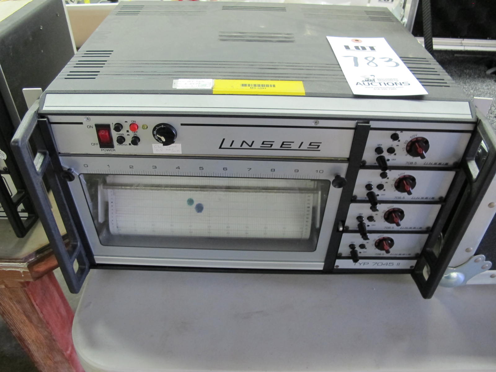 LINSEIS MODEL TYP 7045-II CHART RECORDER (G-46) LOADING & HANDLING FEE $10-783