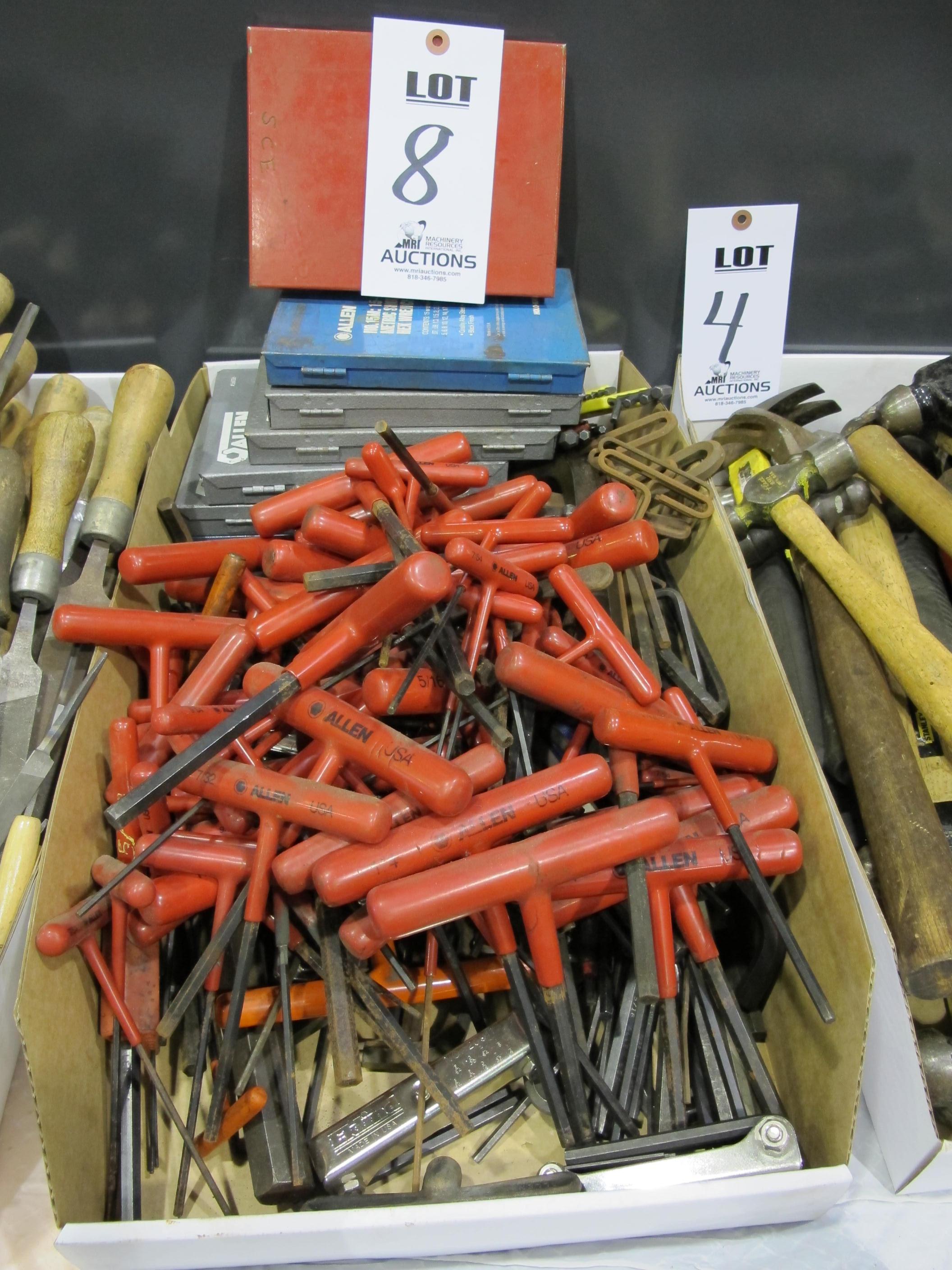 LOT ASST'D ALLEN WRENCHES (T-10) LOADING & HANDLING FEE $10-8