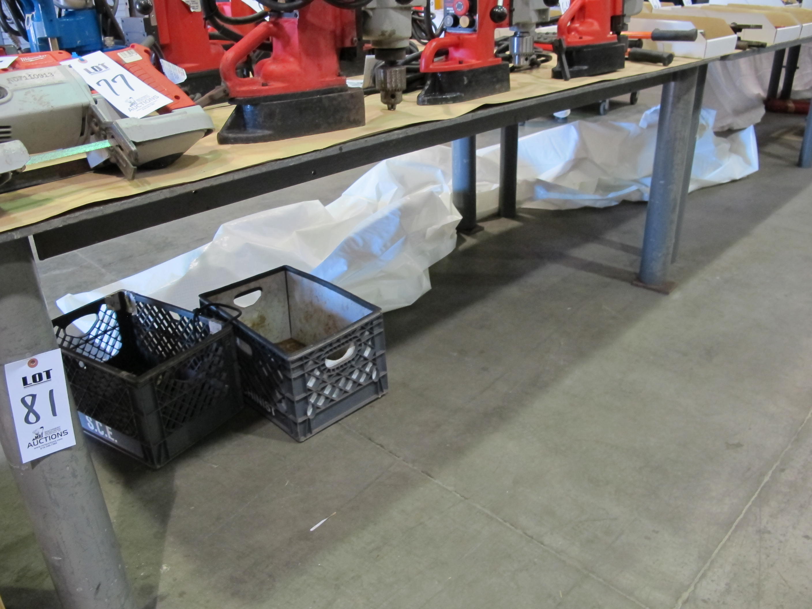 8'X4'X1/2" WELDING TABLE (T-10) LOADING & HANDLING FEE $100-81