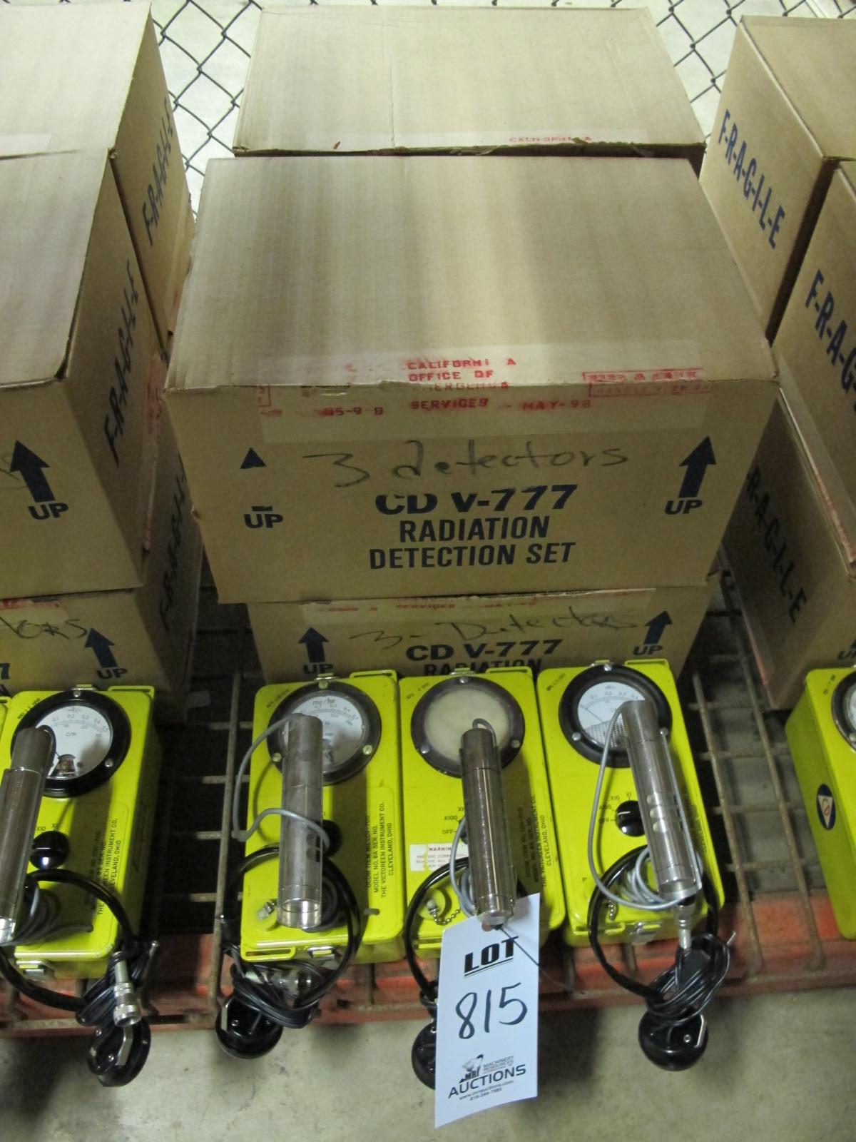 LOT (12) VICTOREEN INSTRUMENT MODEL 6B PORTABLE RADIATION DETECTORS (G-46) LOADING & HANDLING FEE $10-815