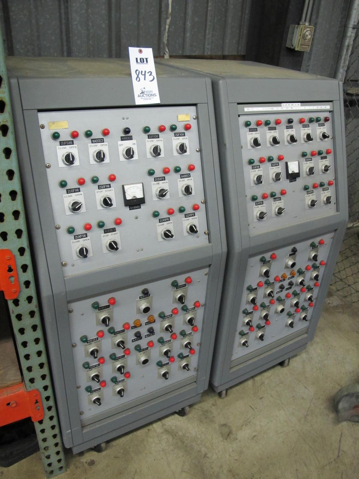 LOT (2) SPECIAL BUILT ELECTRONIC TRAINING MODULES (G-46) LOADING & HANDLING FEE $25-843