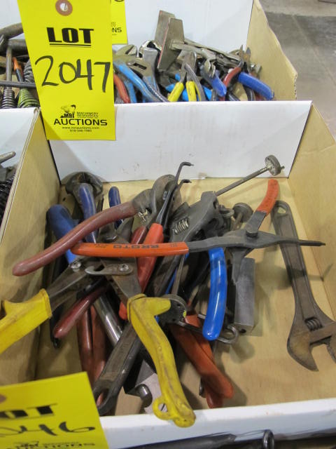 LOT PLIERS AND WRENCHES (G-49) LOADING & HANDLING FEE $10-2047