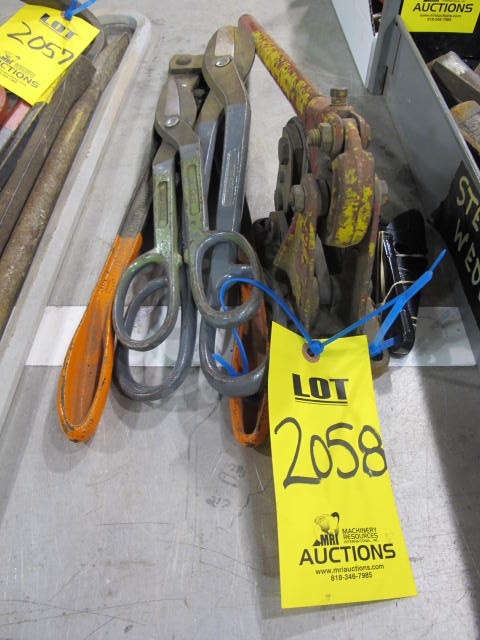 LOT TIN SNIPS (G-49) LOADING & HANDLING FEE $10-2058