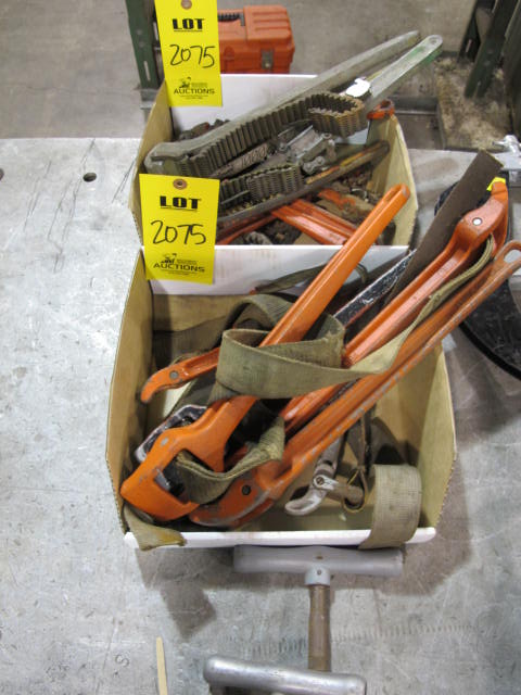LOT RIDGID PIPE WRENCHES & CUTTERS (G-49) LOADING & HANDLING FEE $10-2075
