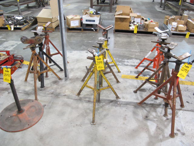 LOT (12) PIPE STANDS (G-49) LOADING & HANDLING FEE $25-2093