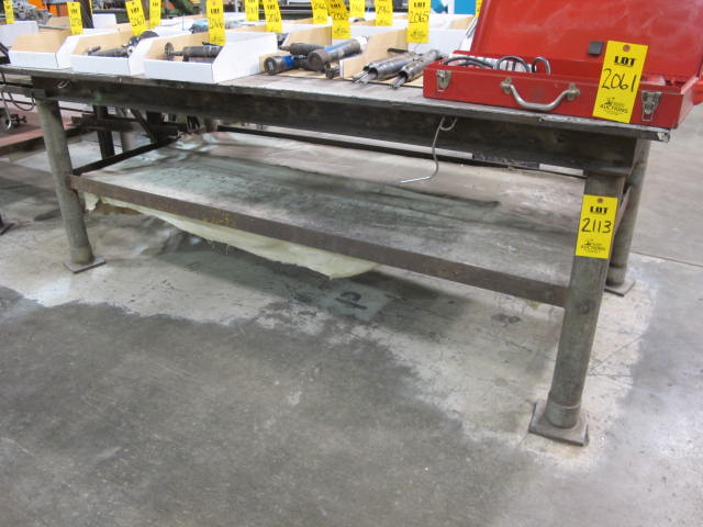 48"X96"X3/4" WELDING TABLE (G-49) LOADING & HANDLING FEE $100-2113