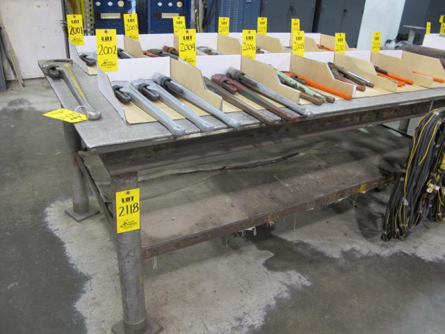 48"X96"X3/4" WELDING TABLE (G-49) LOADING & HANDLING FEE $100-2118