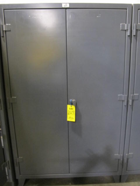 STRONG HOLD 2-DOOR CABINET W/ CONTENTS (G-49) LOADING & HANDLING FEE $50-2129