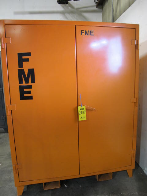 STRONG HOLD 2-DOOR CABINET W/ CONTENTS (G-49) LOADING & HANDLING FEE $50-2137