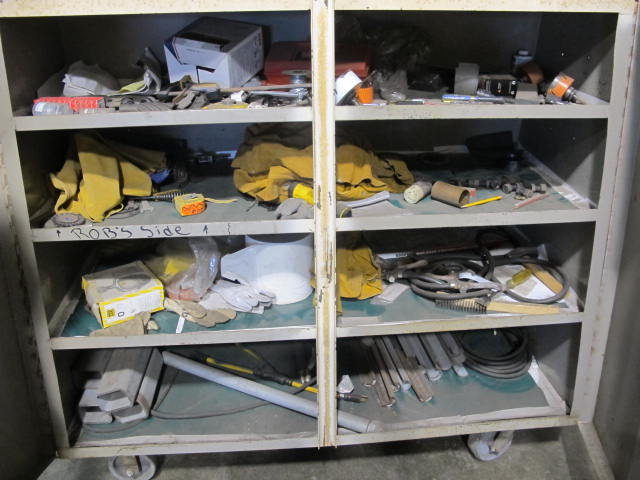 2-DOOR JOB BOX W/ CONTENTS (G-49) LOADING & HANDLING FEE $50-2145