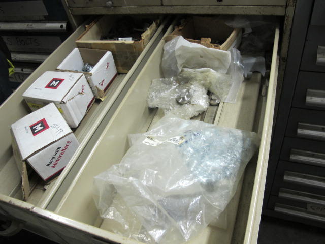 16-DRAWER INDUSTRIAL PARTS CABINET W/ O-RINGS (G-49) LOADING & HANDLING FEE $50-2149