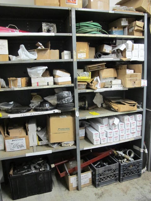 LOT LARGE QTY PIPE FITTINGS (CONTENTS ONLY, NO SHELVING) (G-49) (TO BE PURCHASED ONLY BY AN INSURED BUYER, TO BE LOADED BY HAND. NO FORKLIFT USE ALLOWED.)-2156