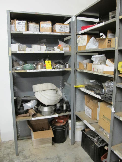 LOT LARGE QTY PIPE FITTINGS (CONTENTS ONLY, NO SHELVING) (G-49) (TO BE PURCHASED ONLY BY AN INSURED BUYER, TO BE LOADED BY HAND. NO FORKLIFT USE ALLOWED.)-2156