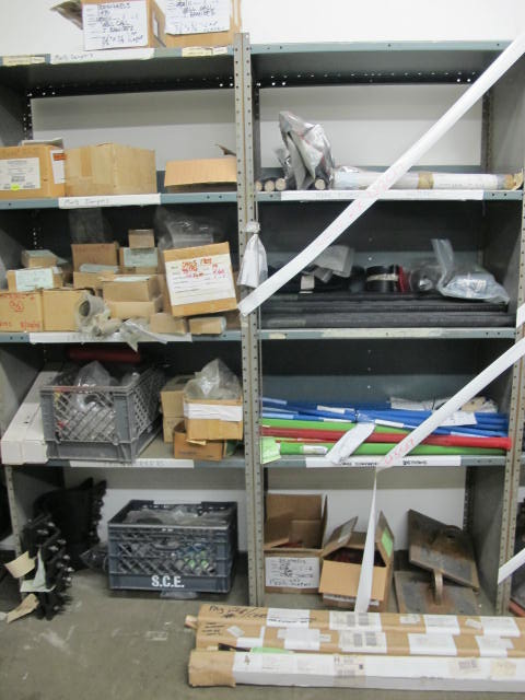 LOT ROOM W/ BOLTS, DRILLS, COUPLINGS, FLANGES, THREADED ROD & RELATED ITEMS (CONTENTS ONLY, NO SHELVING) (G-49) (TO BE PURCHASED ONLY BY AN INSURED BUYER, TO BE LOADED BY HAND. NO FORKLIFT USE ALLOWED.)-2158