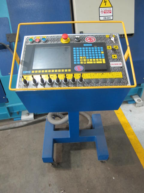 2002 MG ITALIA HELLER CNC 4 ROLL PLATE BENDER, TYPE EH-325 E, HYDRAULIC, 380 MM TOP ROLL, 350 MM LOWER ROLL, 290 MM SIDE ROLL, MAX. BENDING LENGTH 3.100MM, MAX. THICKNESS 25 MM, CN-WIN 98 CNC CONTROL, S/N 01262 (G-49) LOADING & HANDLING FEE $2,500-2183