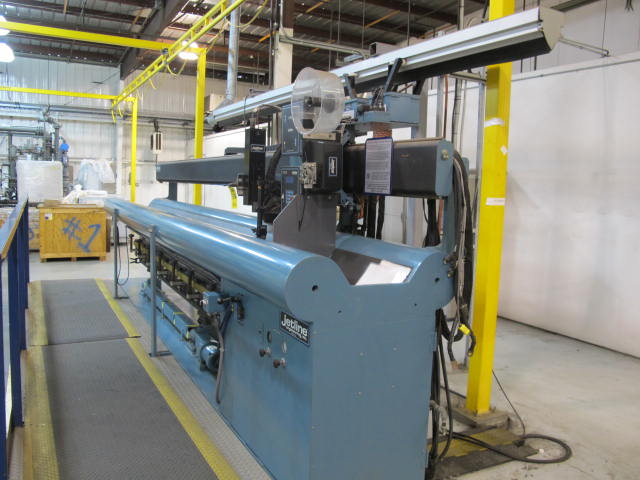 JETLINE LWS-180-57515 LONGITUDINAL SEAM WELDER, 240" BED, COLD WIRE FEEDER, S/N 010597 (G-49) LOADING & HANDLING FEE $5,000-2186