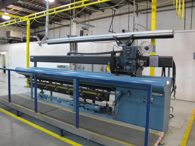 JETLINE LWS-180-57515 LONGITUDINAL SEAM WELDER, 240" BED, COLD WIRE FEEDER, S/N 010597 (G-49) LOADING & HANDLING FEE $5,000-2186