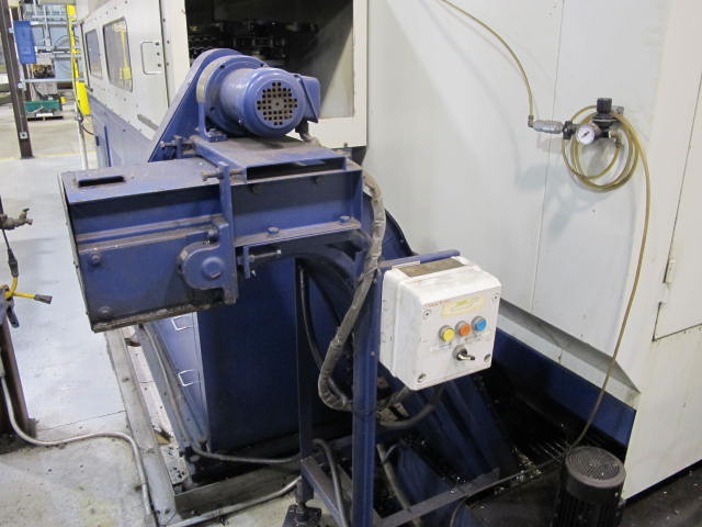 2001 VIPER V-4000 GXT VERTICAL BRIDGE MILL, TRAVELS: X-157.5", Y-77.60", Z-42.13", SPINDLE END TO COLUMN: 13.66", DISTANCE BETWEEN COLUMNS: 86.6" TABLE SIZE: 161.4" X 72", 24,250 TABLE LOAD, 6,000 RPM SPINDLE, CT 50 TAPER SPINDLE, 35 HP UPGRADE, SIDE MOUNT 60 ATC, FANUC 18MC CNC CONTROL, FANUC HPCC.64BIT RISC PR, COOL JET CHIP BLASTER, S/N 3733 (G-49) LOADING & HANDLING FEE $17,500-2187