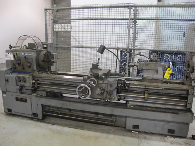 MORI SEIKI MR 2000 ENGINE LATHE, 20" X 80" CC, 11.75" SWING OVER CROSS SLIDE, 8" 4 JAW CHUCK, 4" HOLE THRU, 22.4-1120 RPM, TAILSTOCK, STEADY REST, S/N 4572 (G-49) LOADING & HANDLING FEE $750-2189
