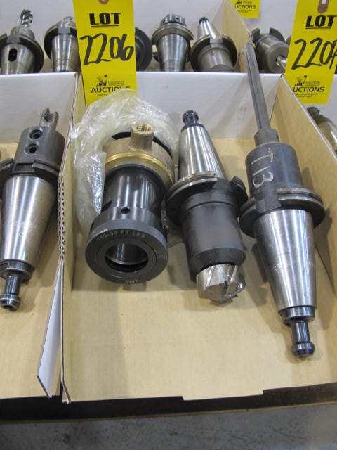 LOT (3) 50 TAPER TOOL HOLDERS (G-49) LOADING & HANDLING FEE $10-2206