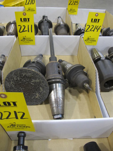 LOT (3) 50 TAPER TOOL HOLDERS (G-49) LOADING & HANDLING FEE $10-2211