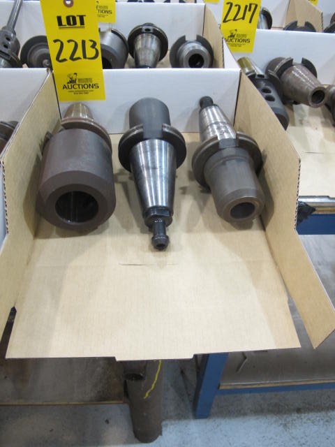 LOT (3) 50 TAPER TOOL HOLDERS (G-49) LOADING & HANDLING FEE $10-2213