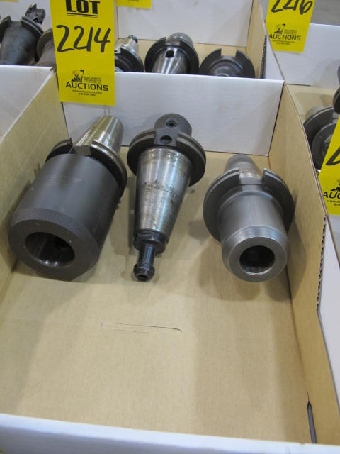 LOT (3) 50 TAPER TOOL HOLDERS (G-49) LOADING & HANDLING FEE $10-2214