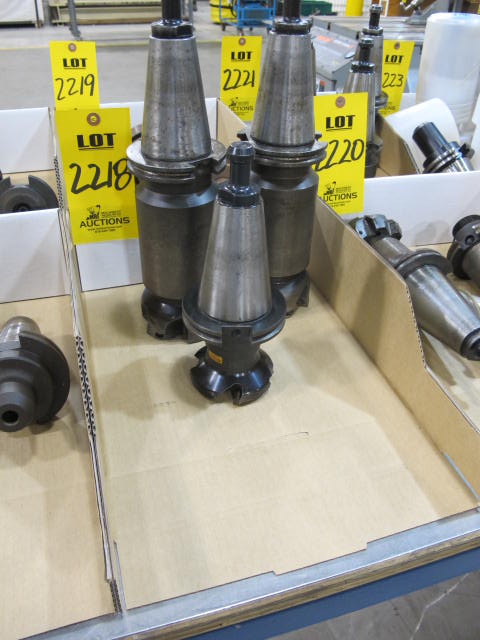 LOT (3) 50 TAPER TOOL HOLDERS (G-49) LOADING & HANDLING FEE $10-2218