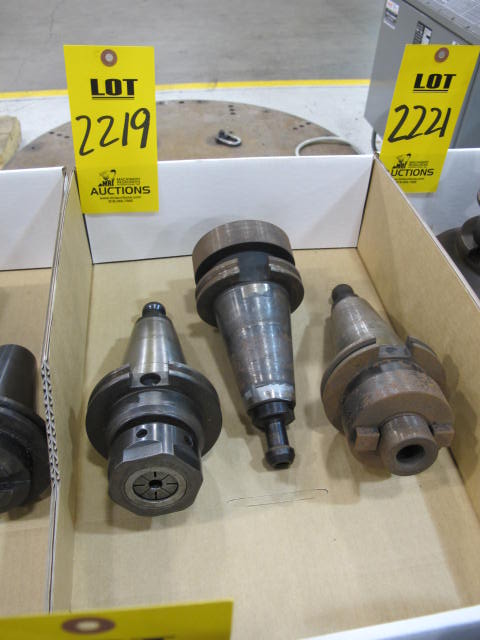 LOT (3) 50 TAPER TOOL HOLDERS (G-49) LOADING & HANDLING FEE $10-2219