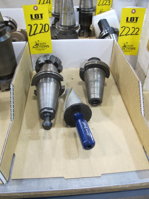 LOT (3) 50 TAPER TOOL HOLDERS (G-49) LOADING & HANDLING FEE $10-2220