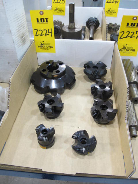 LOT MISC CARBIDE TOOL MILL FACING CUTTERS (G-49) LOADING & HANDLING FEE $10-2224