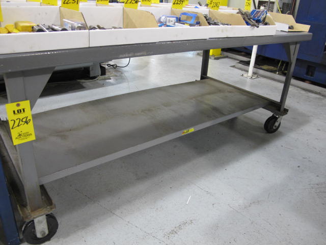 42"X84" PORTABLE METAL TABLE (G-49) LOADING & HANDLING FEE $50-2256