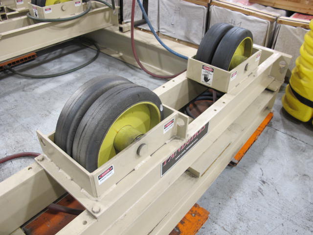 2007 PANDJIRIS PR-50 PR POWER TANK TURNING ROLLS, 50,000 LB TURNING CAPACITY, 10,000 LB LOAD CAPACITY, 6” to 180” DIAMETER RANGE, PIPE DIAMETER RANGE: 6” -15’, 16” WHEELS, S/N 13213X07 (G-49) LOADING & HANDLING FEE $25-2278