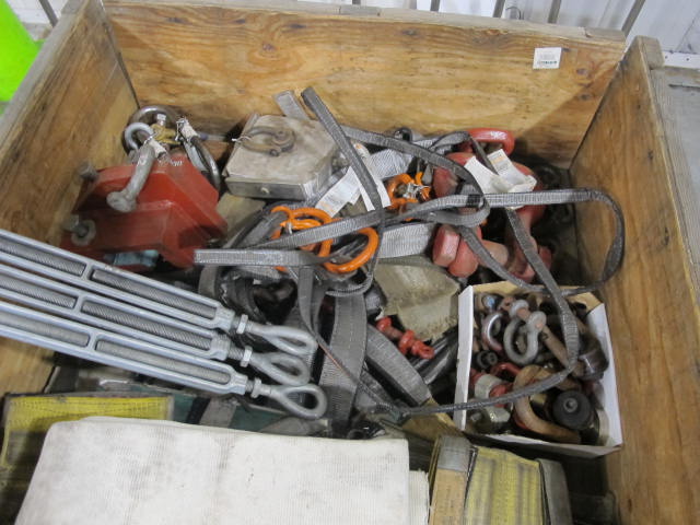 LOT CRATE MISC RIGGING EQUIPMENT (G-49) LOADING & HANDLING FEE $25-2279