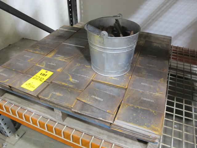 LOT (19) PALLETS FLANGE PIPE, FLAT & ROUND STOCK (G-49) LOADING & HANDLING FEE $475-2282