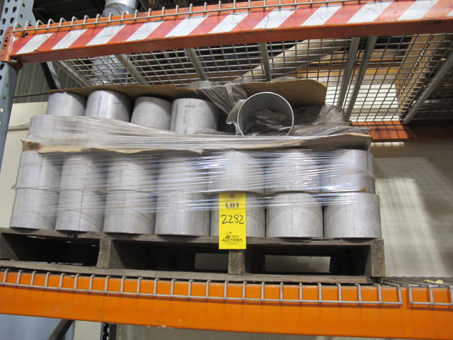 LOT (19) PALLETS FLANGE PIPE, FLAT & ROUND STOCK (G-49) LOADING & HANDLING FEE $475-2282