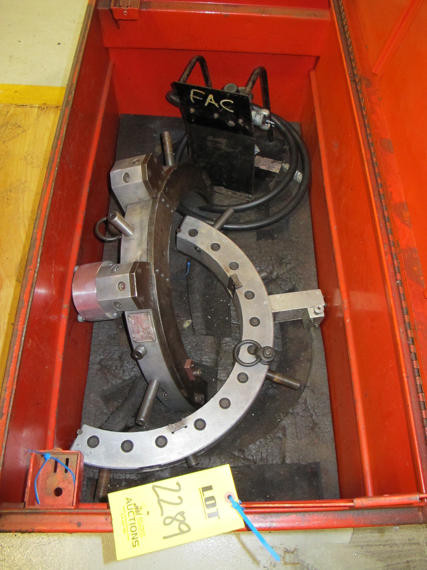 TRI-TOOL MODEL 6200L 20" OD CLAM SHELL SUB ASSEMBLY MACHINE (G-49) LOADING & HANDLING FEE $25-2289