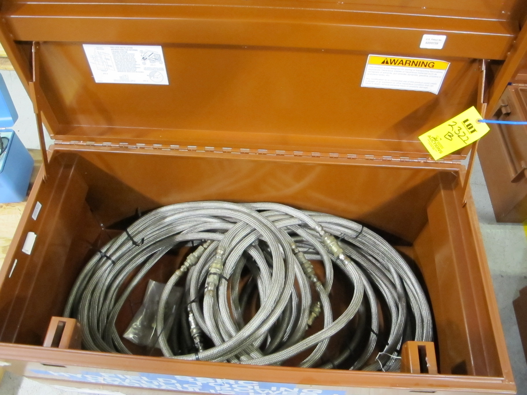 LOT TRI-TOOL SS BRAIDED HYDRAULIC HOSES (G-49) LOADING & HANDLING FEE $25-2322B