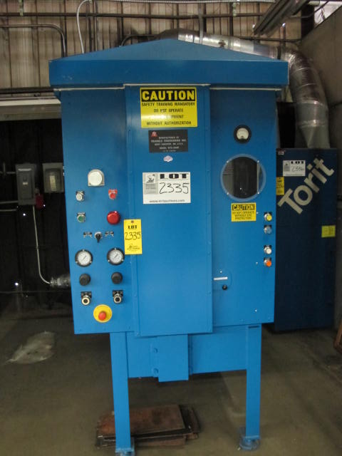 TRIANGLE ENGINEERING MODEL WTC-20HR 18" DICING SAW (COUPON CUTTER) W/ POWER CLAMPING AND SAFETY ENCLOSURE (G-49) LOADING & HANDLING FEE $1,250-2335